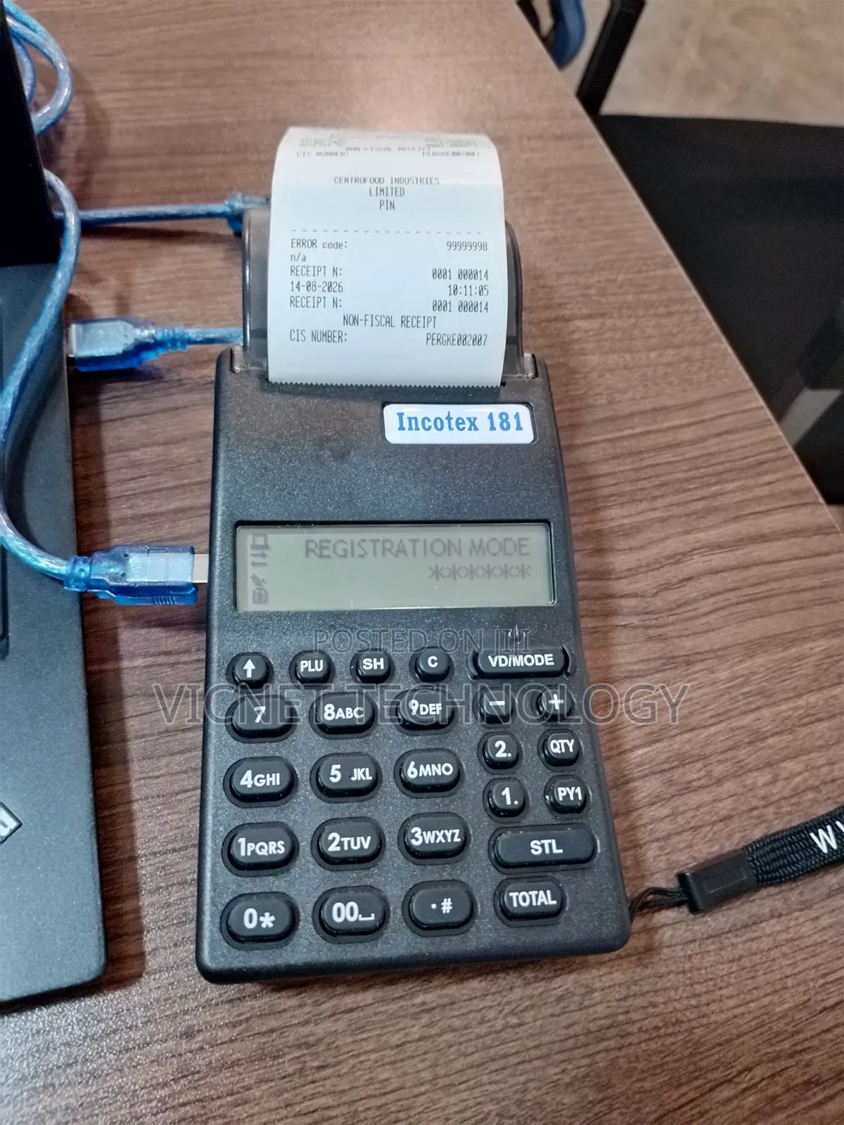 Incotex Mercury 181 Etims Keypad Etr