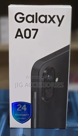 New Samsung Galaxy A07 128 GB Black