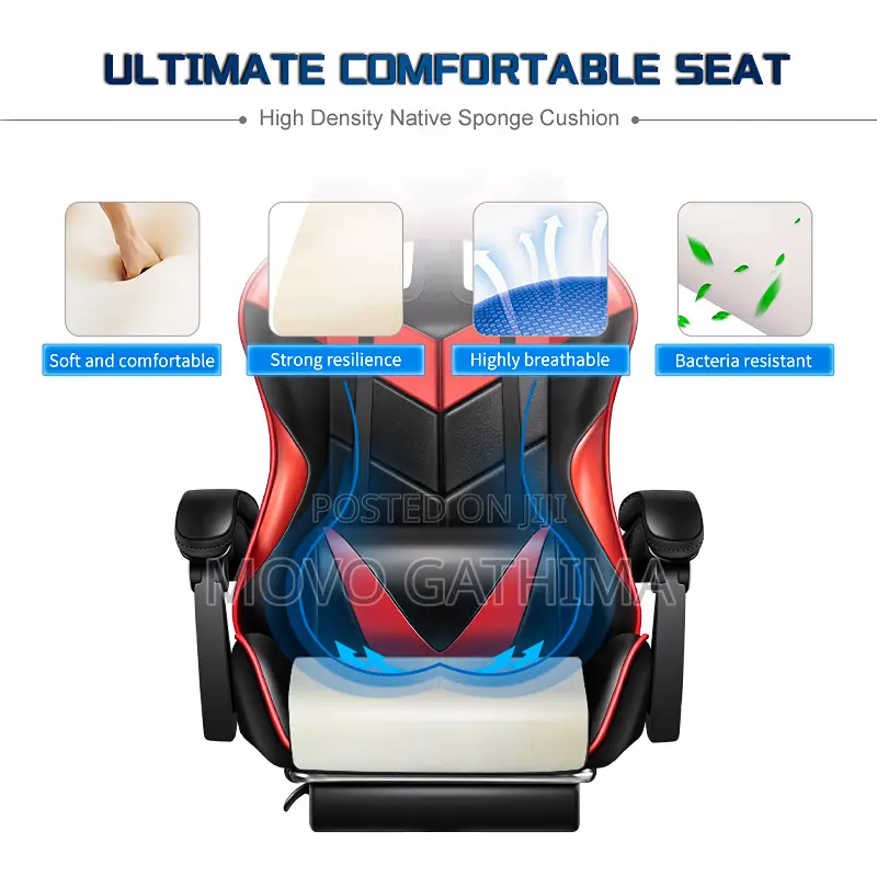 Ergonomic Racing Gaming Chair – Reclining Office Chair