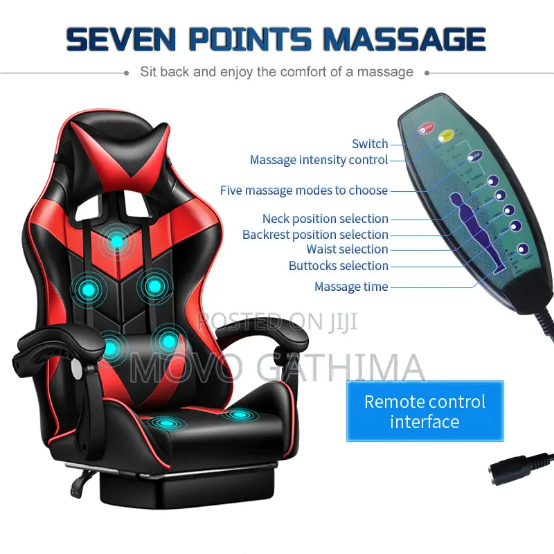 Ergonomic Racing Gaming Chair – Reclining Office Chair