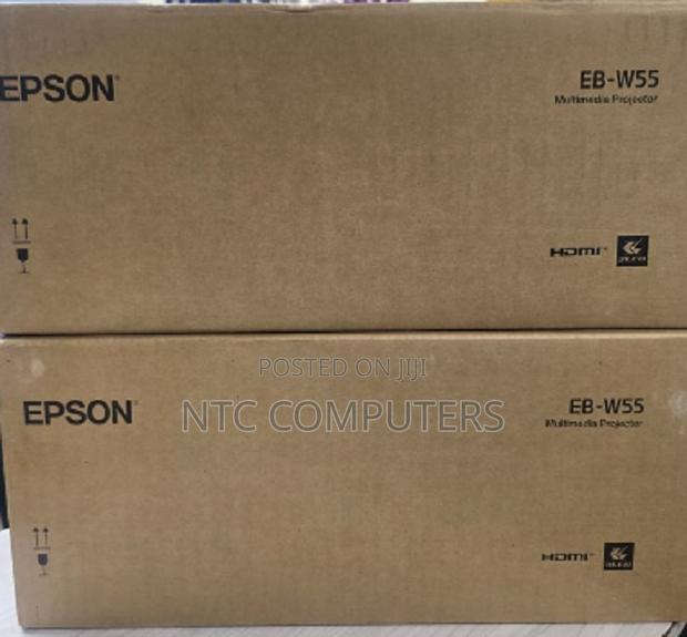 EPSON EB-W55 WXGA Projector -4000 Lumens .