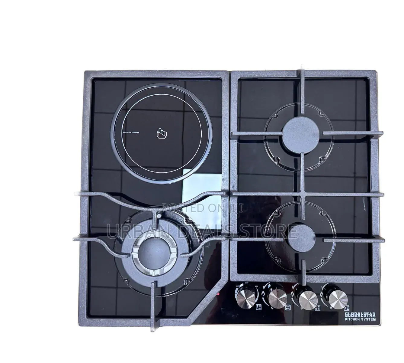 Globalstar Gs-4g60 (3+1) Gas Stove Hob Cooker