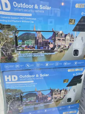  5G Solar Security Camera Dual SIM Outdoor CCTV AI Detection