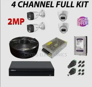 The Dahua 4 Channel Full Kit (2MP)