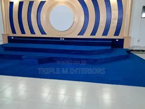 Top Quality 8mm Blue Wall-to-Wall Carpet