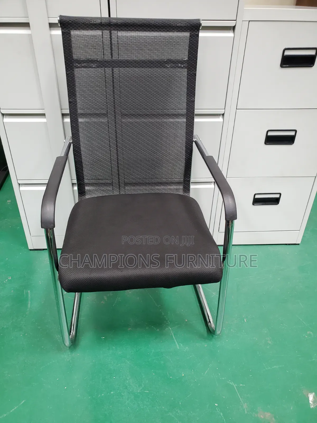 Apex High Back Sled Chair