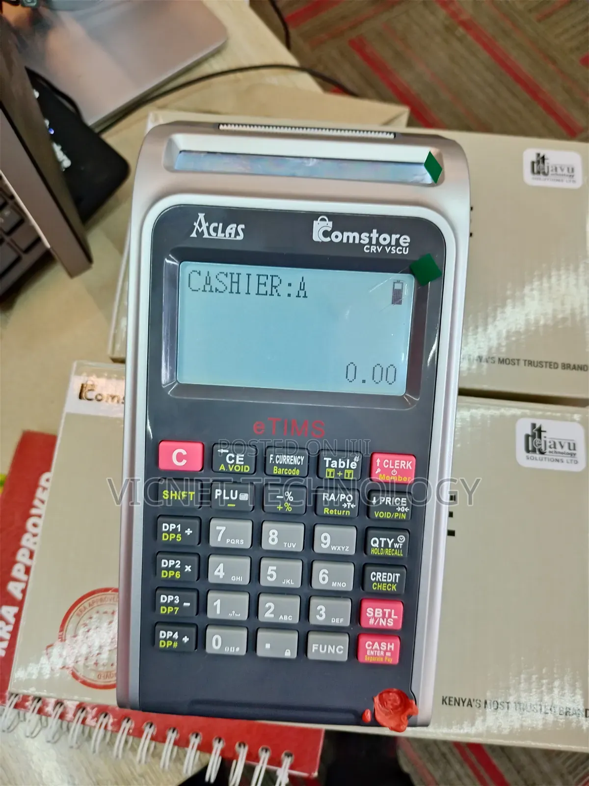 New CRV Vscu Comstore Etims Etr Machine