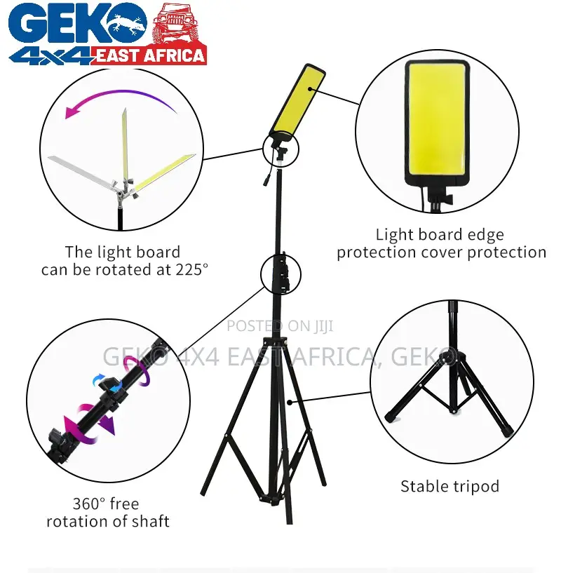 Camping LIGHT With Tripod Outdoor Camping Flood Lights