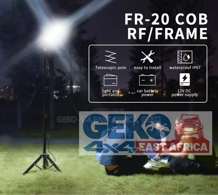 Camping LIGHT With Tripod Outdoor Camping Flood Lights