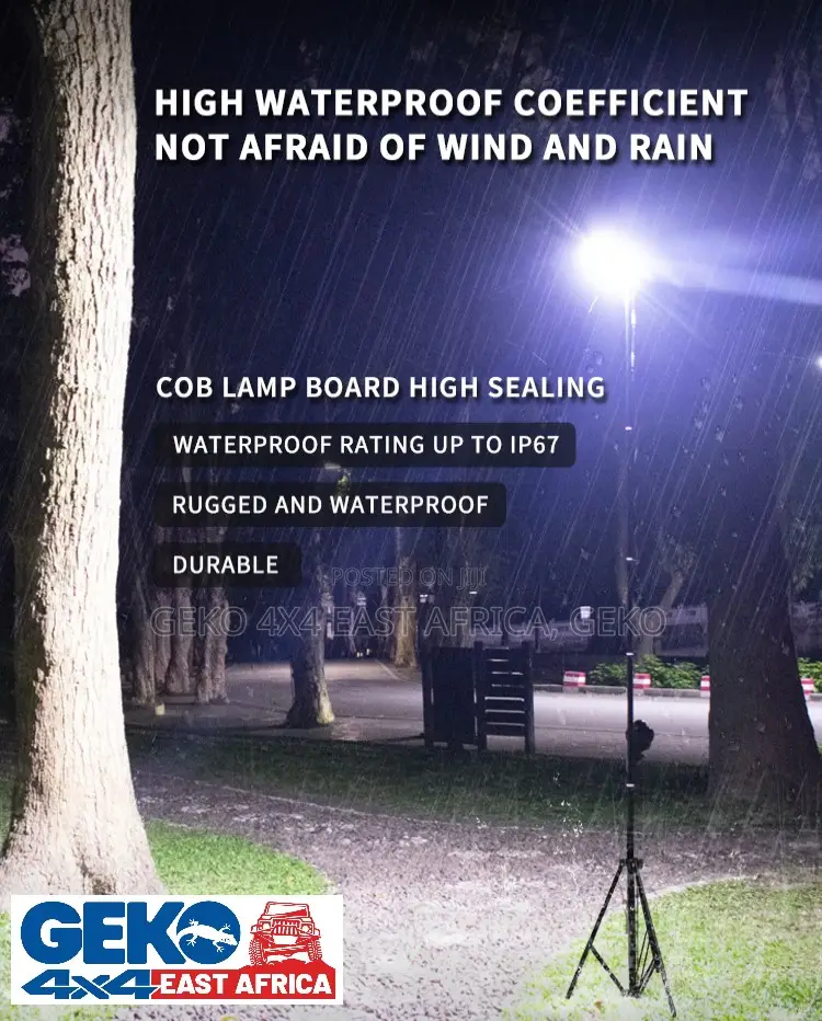 Camping LIGHT With Tripod Outdoor Camping Flood Lights