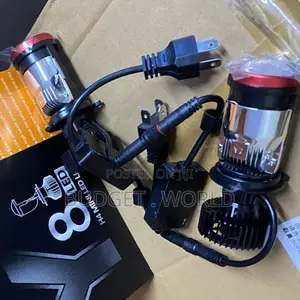 Y8 H4 LED Projector Headlight Bulbs – 30,000LM Ultra-Bright 