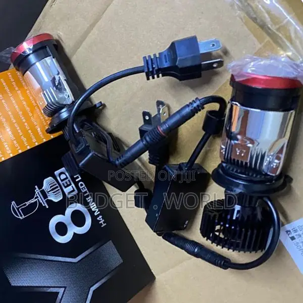 Y8 H4 LED Projector Headlight Bulbs – 30,000LM Ultra-Bright 