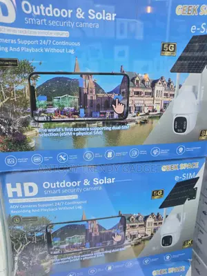Geek Space Solar CCTV Camera 5G Dual SIM Outdoor Security
