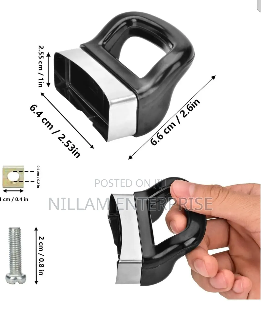 2 PCS Pot Side Handles Replacement Pot Metal Handle