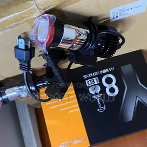 Y8 H4 LED Automotive Headlights – Mini Projector White Beam
