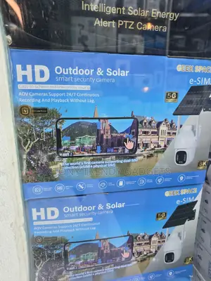 Ultra HD Solar Security Camera 5G SIM AI Human Detection