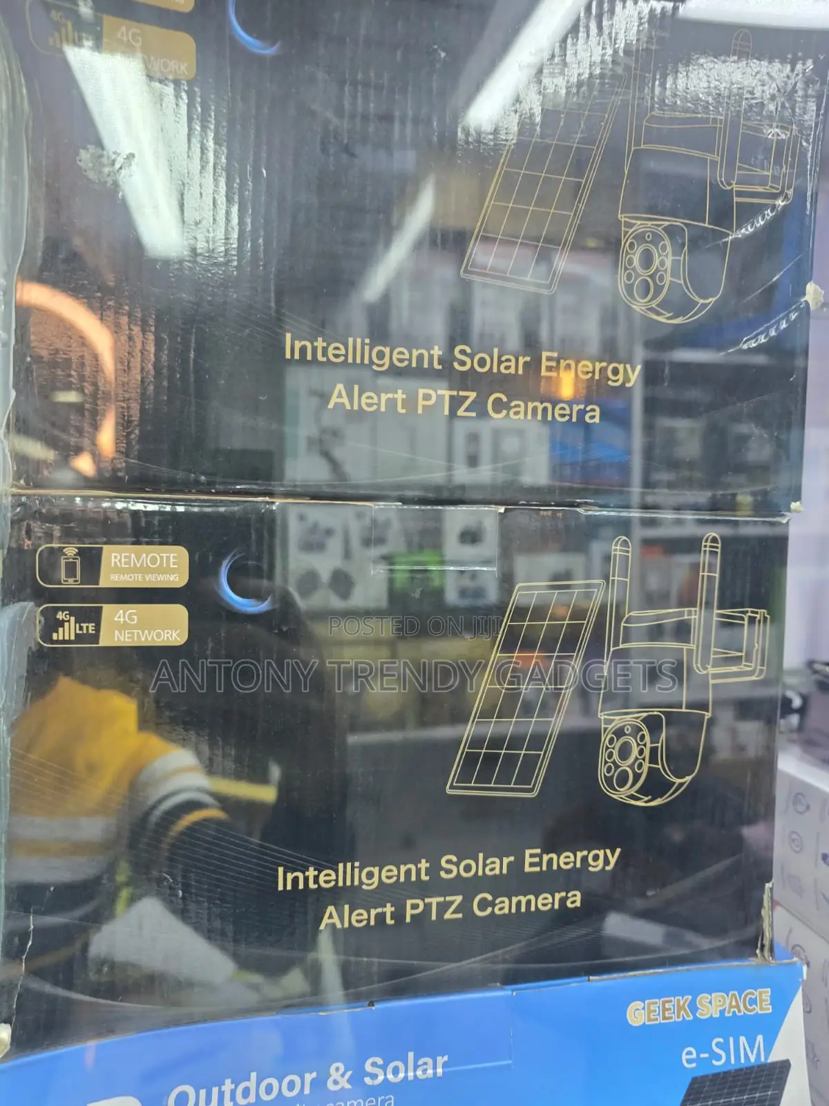 Ultra HD Solar Security Camera 5G SIM AI Human Detection