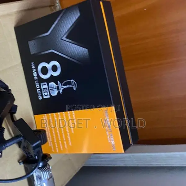 Y8 H4 LED Headlight Projector Bulbs – High/Low Beam Lights