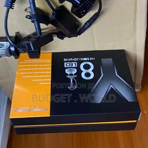 Y8 H4 LED Headlight Projector Bulbs – High/Low Beam Lights
