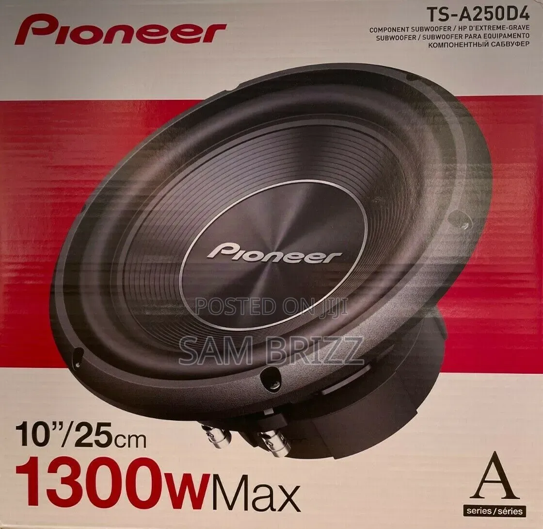 Pioneer 10" Subwoofer 1300w
