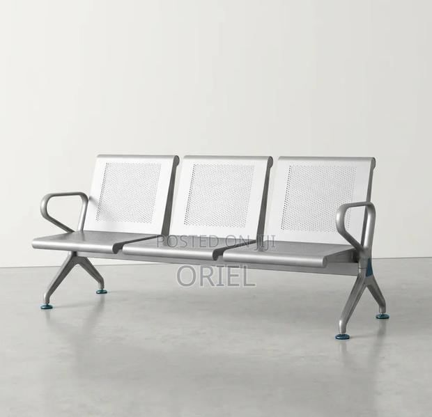 Office Waiting Bench : Three-Seater Reception Bench