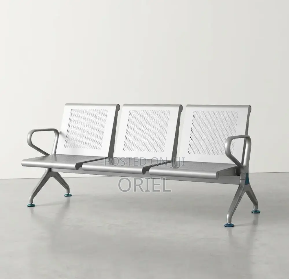 Office Waiting Bench : Three-Seater Reception Bench