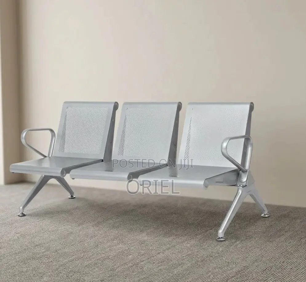 Office Waiting Bench : Three-Seater Reception Bench