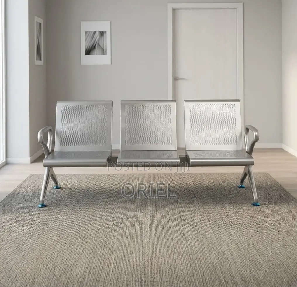 Office Waiting Bench : Three-Seater Reception Bench