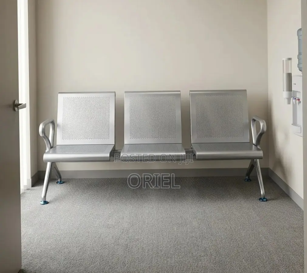 Office Waiting Bench : Three-Seater Reception Bench