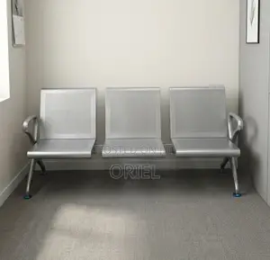 Office Waiting Bench : Three-Seater Reception Bench