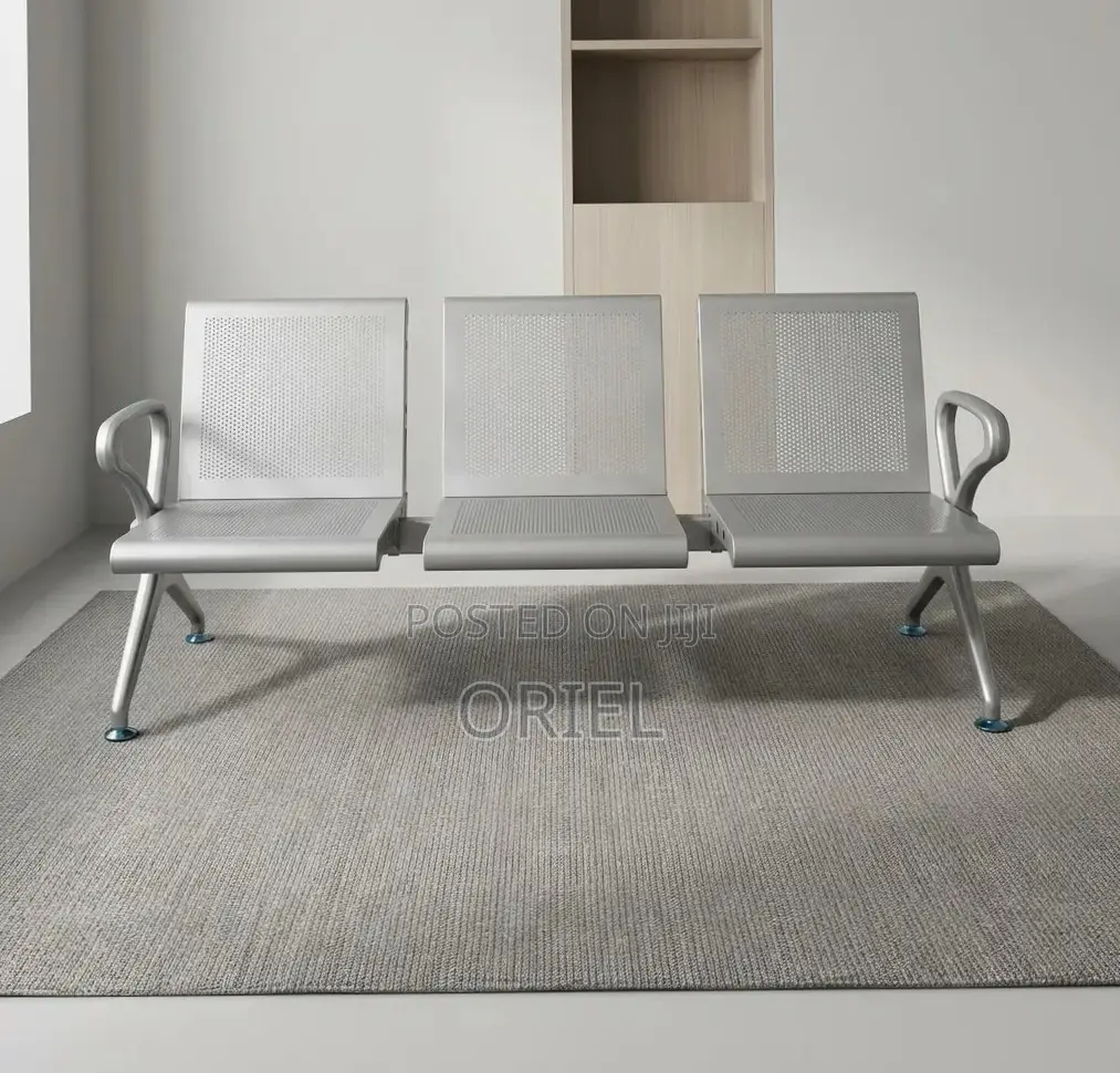 Office Waiting Bench : Three-Seater Reception Bench
