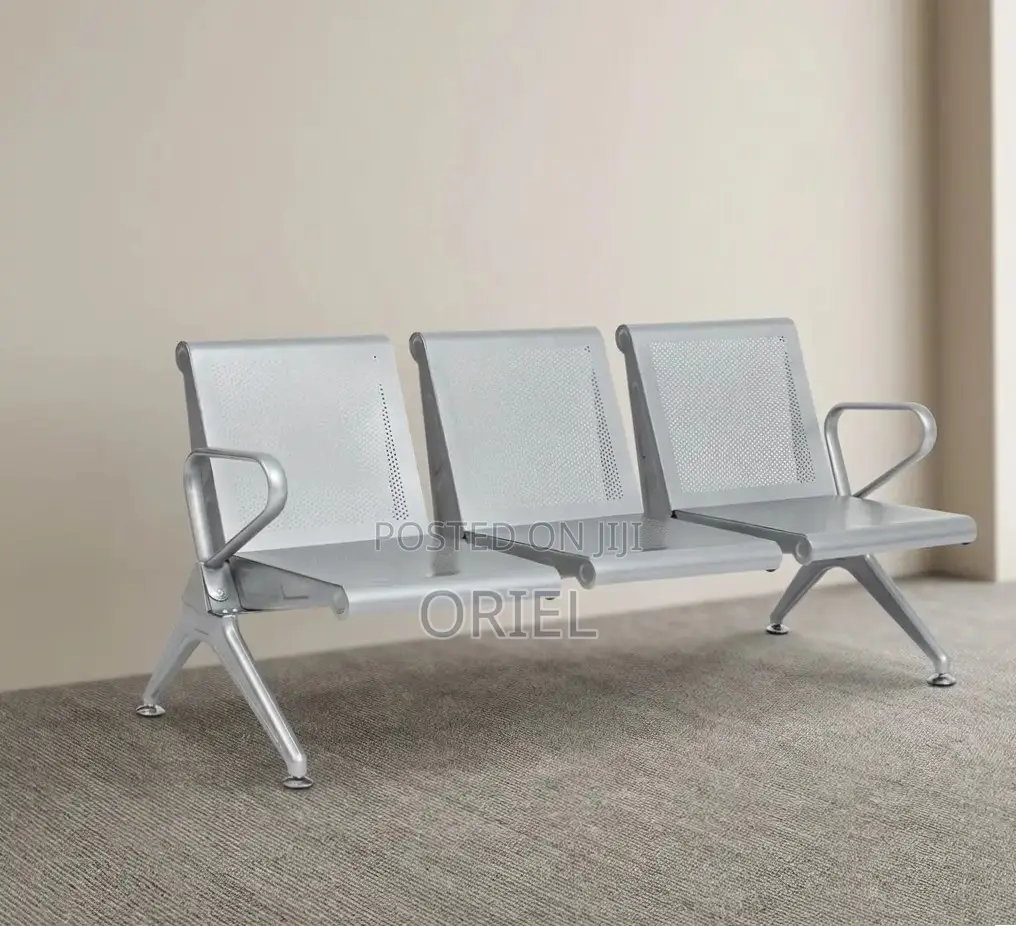 Office Waiting Bench : Three-Seater Reception Bench
