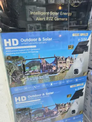 5G Solar Security Camera With AI Detection for Outdoor Use