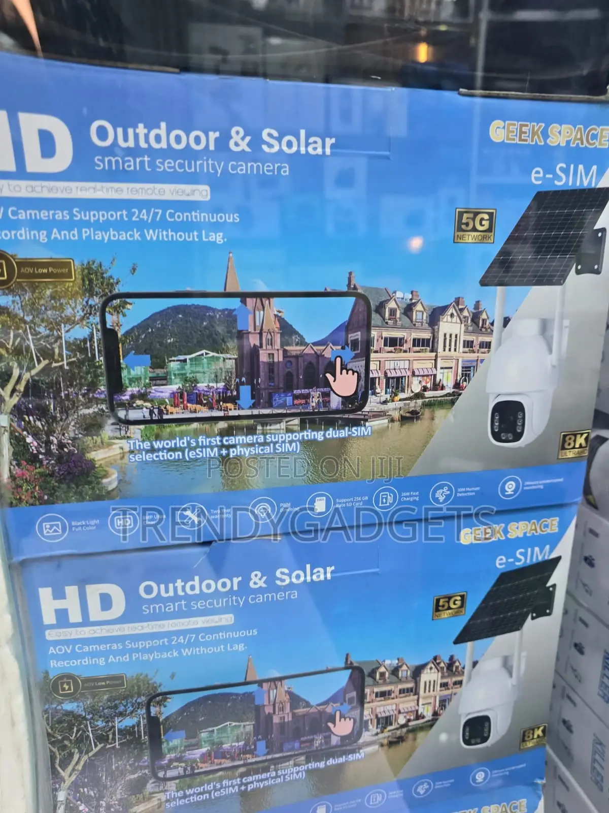 5G Solar Security Camera With AI Detection for Outdoor Use