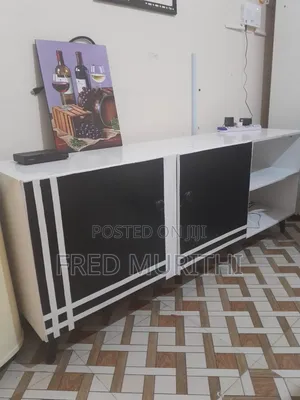 TV Stand - White and Black