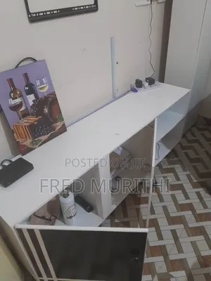 TV Stand - White and Black