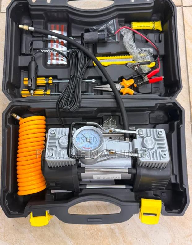 Heavy Duty Portable 2 Cylinder Air Compressor With Tools Available
