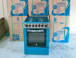 Euroken 60×65 3+1 Standing Cooker – Electric Double Heater Oven, Timer