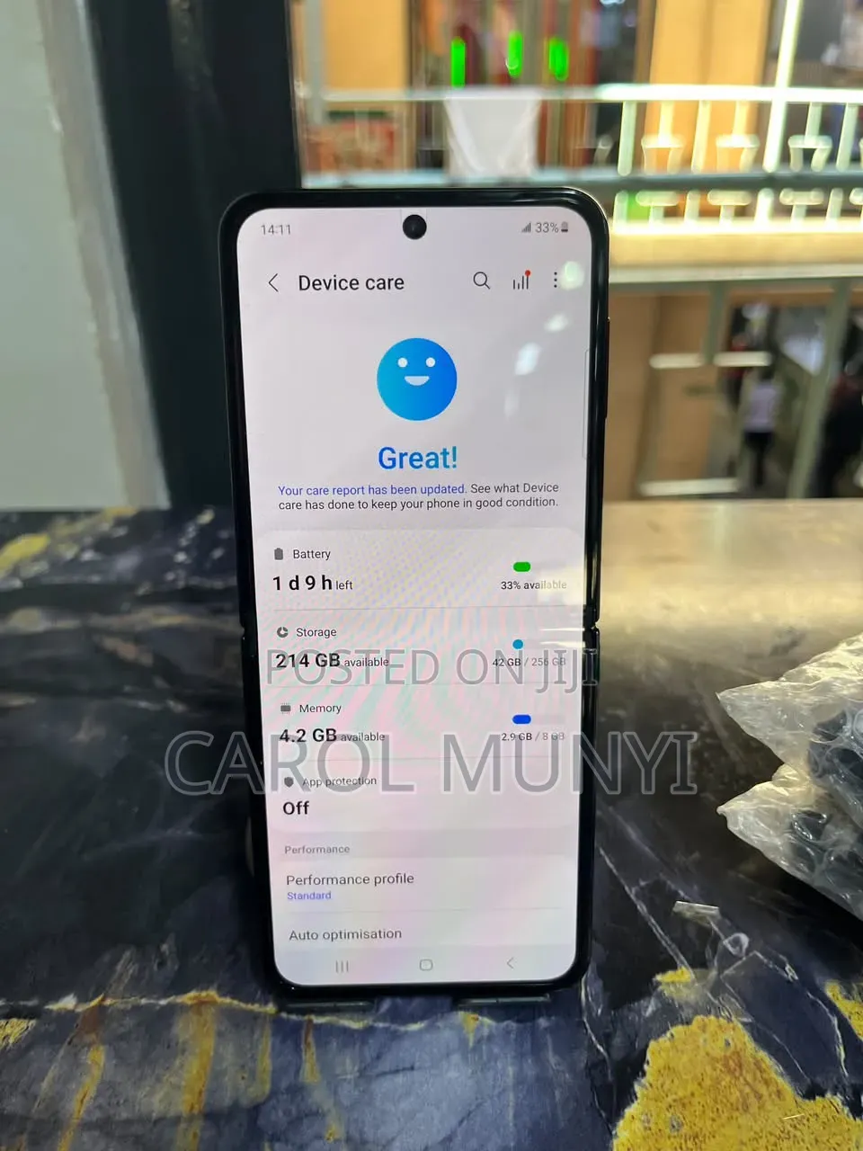 New Samsung Galaxy Z Flip4 256 GB Black