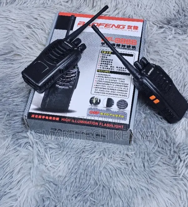 2 Pair BF-888S Baofeng Smarthome Walkie Talkie 5KM Range