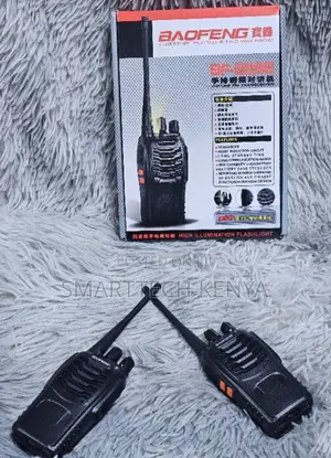 Baofeng 5km Range Walkie Talkie for 2 Way Communication (Pair)