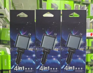 4-in-1 Retractable Car Charger* 