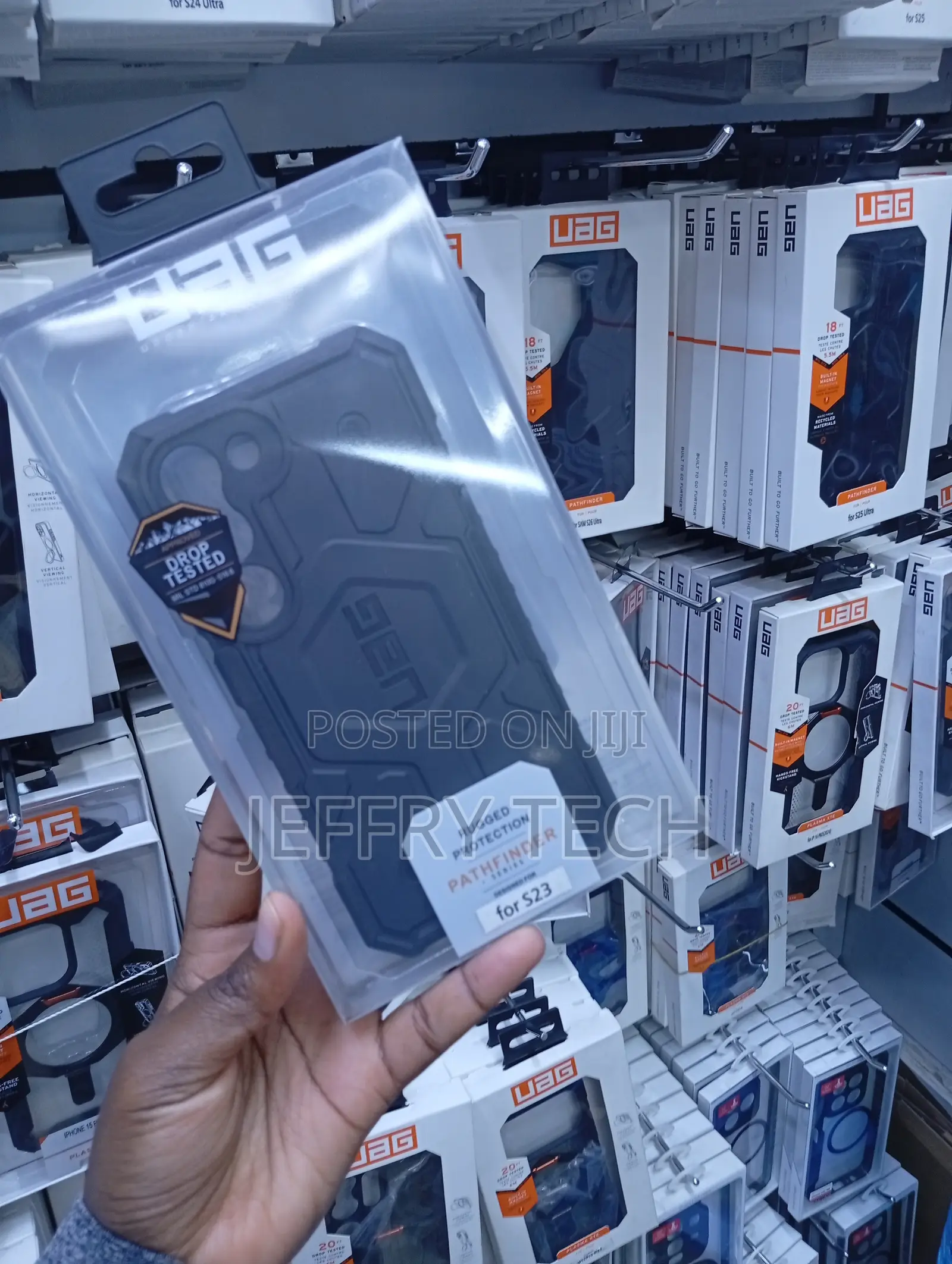 Urban Armor Gearcase in Black, for the Samsung Galaxy S23