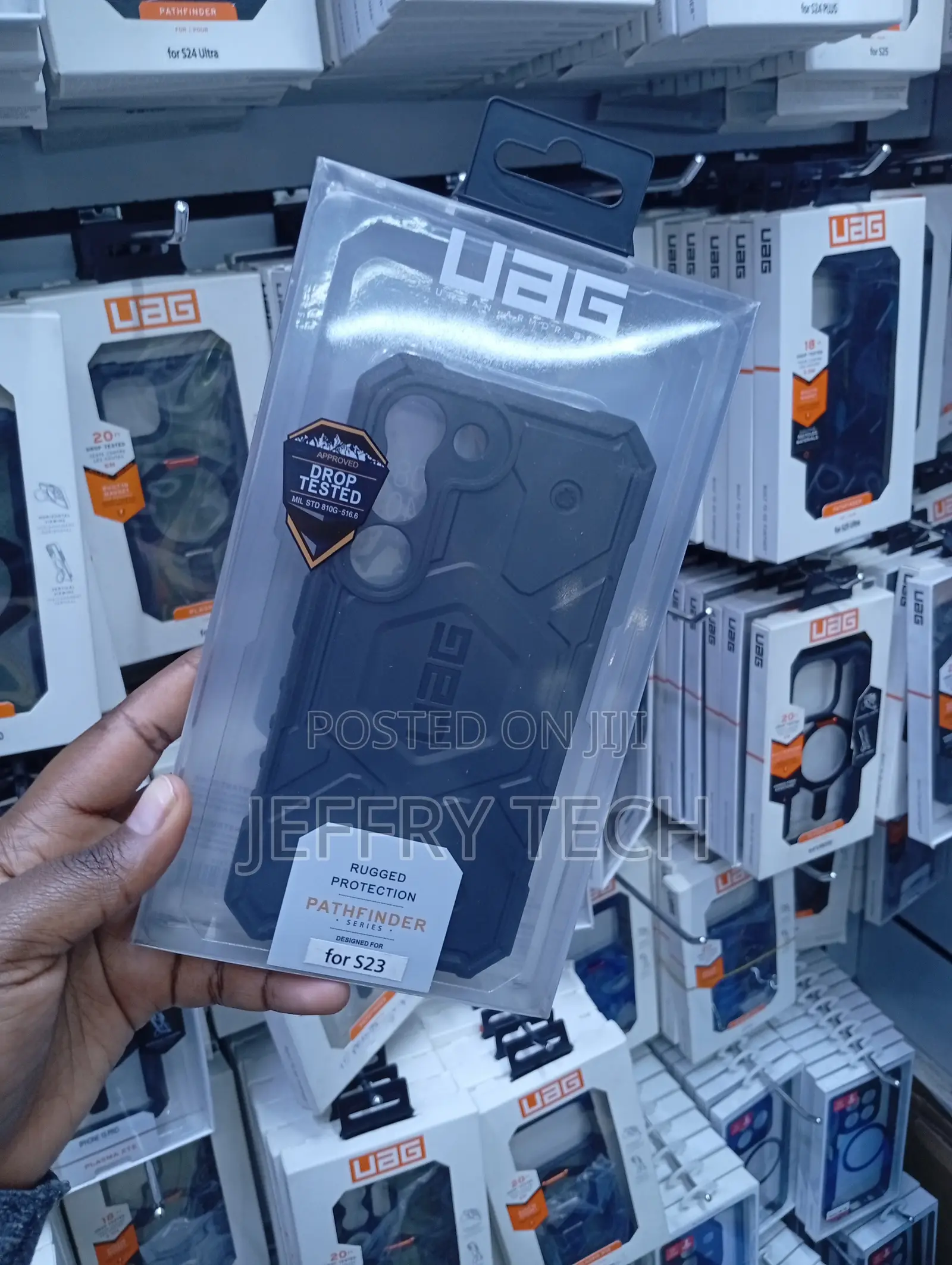 Urban Armor Gearcase in Black, for the Samsung Galaxy S23