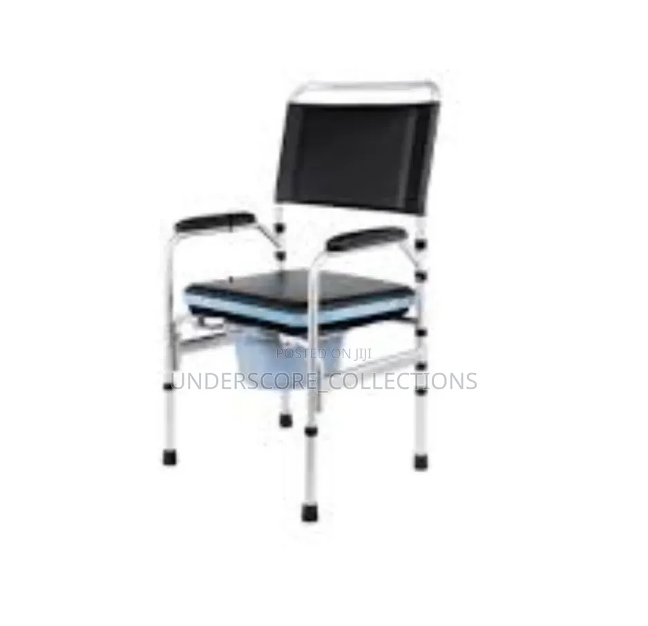 Lightweight Aluminum Bedside Commode Chair