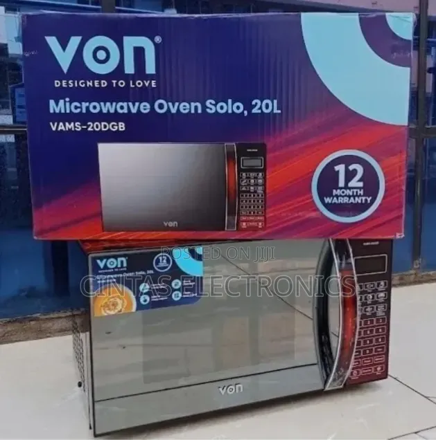 Von 20L Solo Digital Microwave Oven