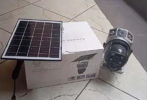 Outdoor Solar Powered 4G Security Camera Dual Lens V380 Smart
