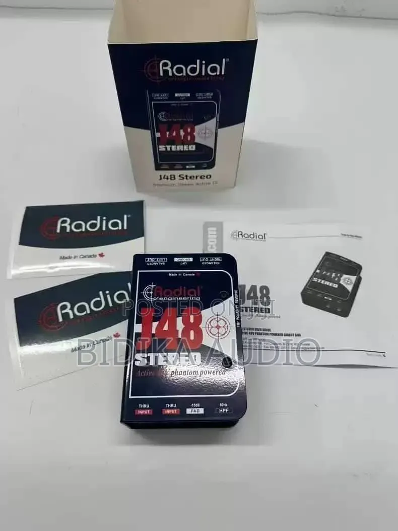 Radial Engineering J48 Stereo 2-Channel Active Instrument Direct Box