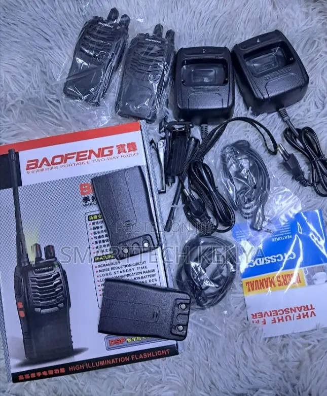 Baofeng Walkie Talkie Two Way Radio Rechargeable Communication Set