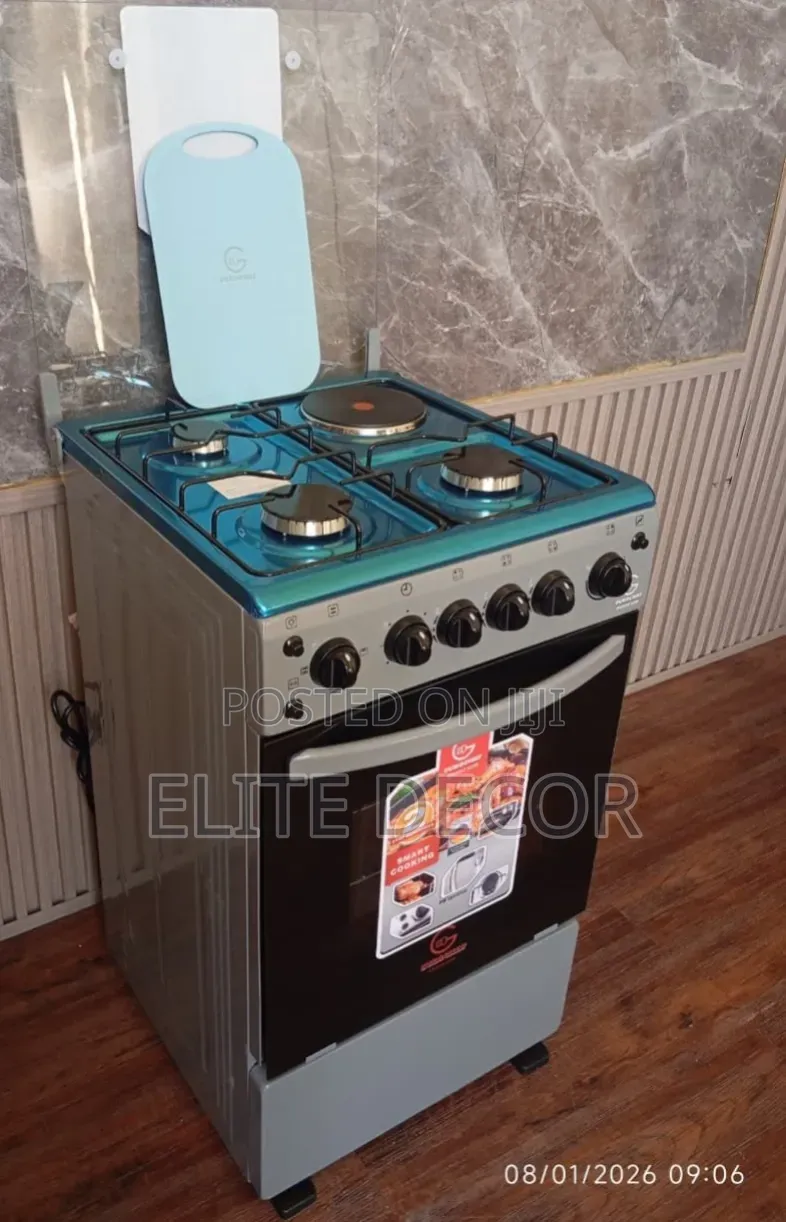 Eurochef 3+1 Free Standing Cooker – Electric Oven, Rotisserie